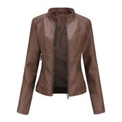 Pia | Giacca in pelle elegante e alla moda