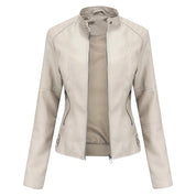 Pia | Giacca in pelle elegante e alla moda