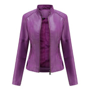 Pia | Giacca in pelle elegante e alla moda