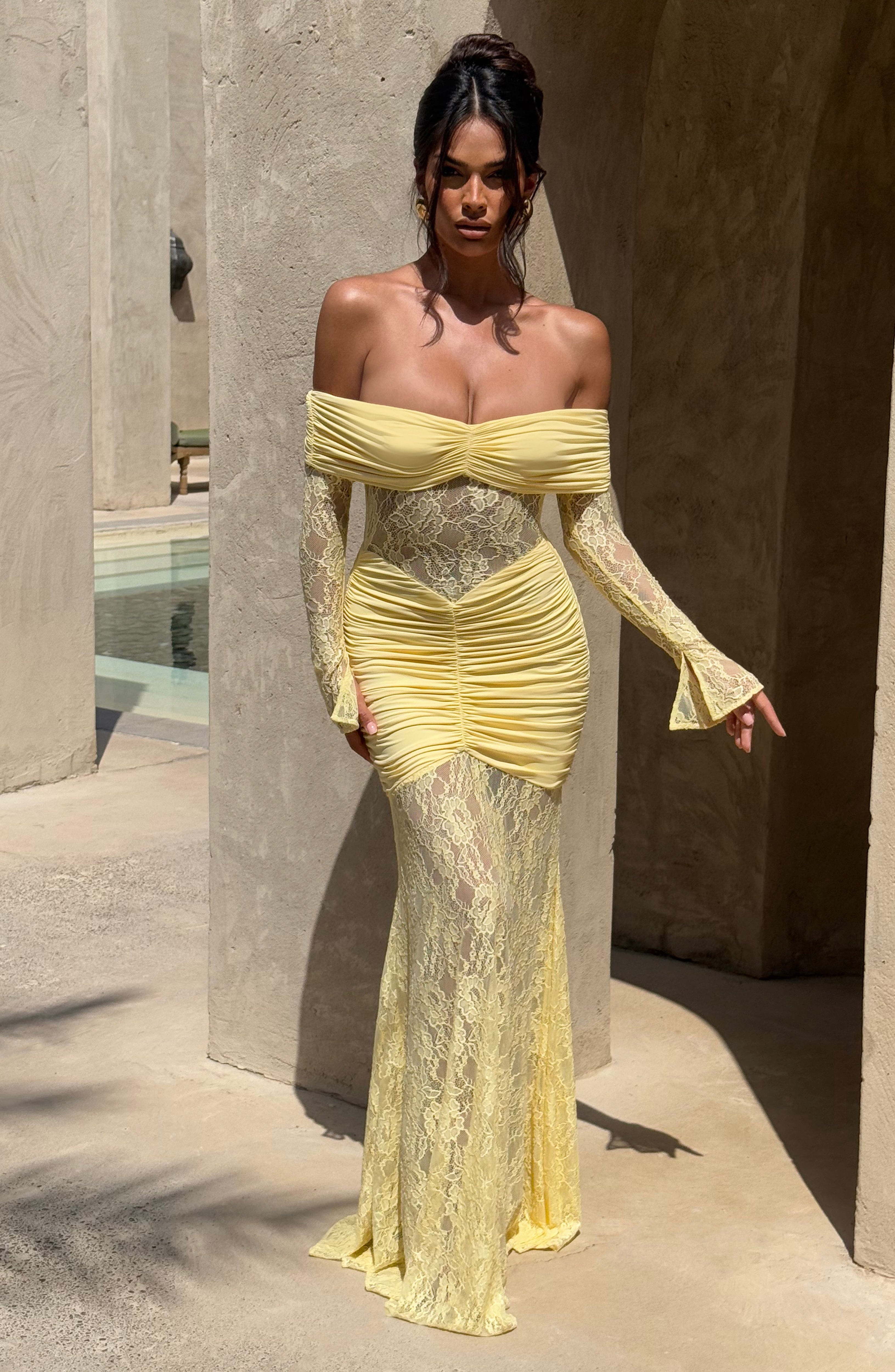 Maxi Vestido Sauline - Limón