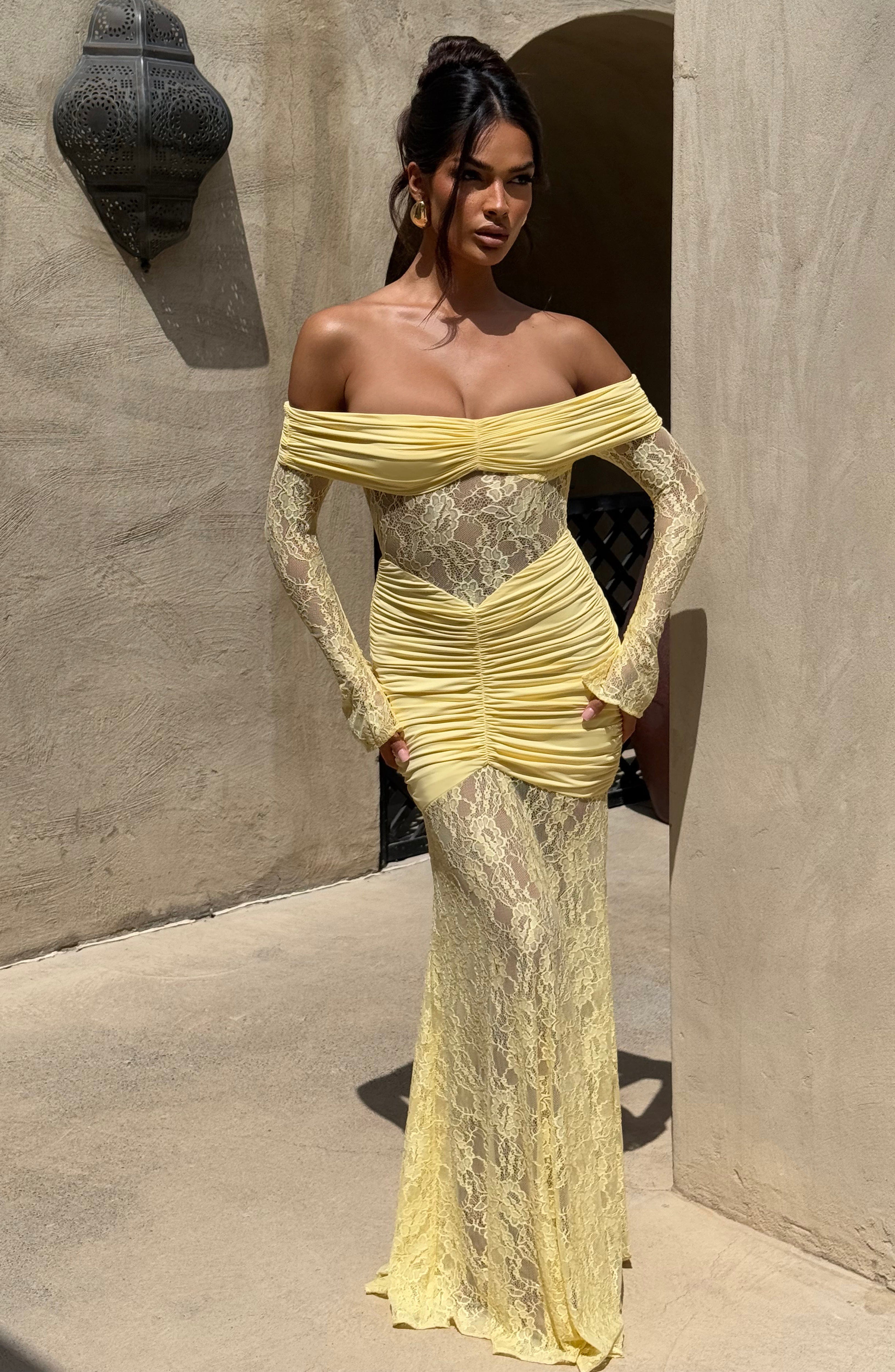 Maxi Vestido Sauline - Limón