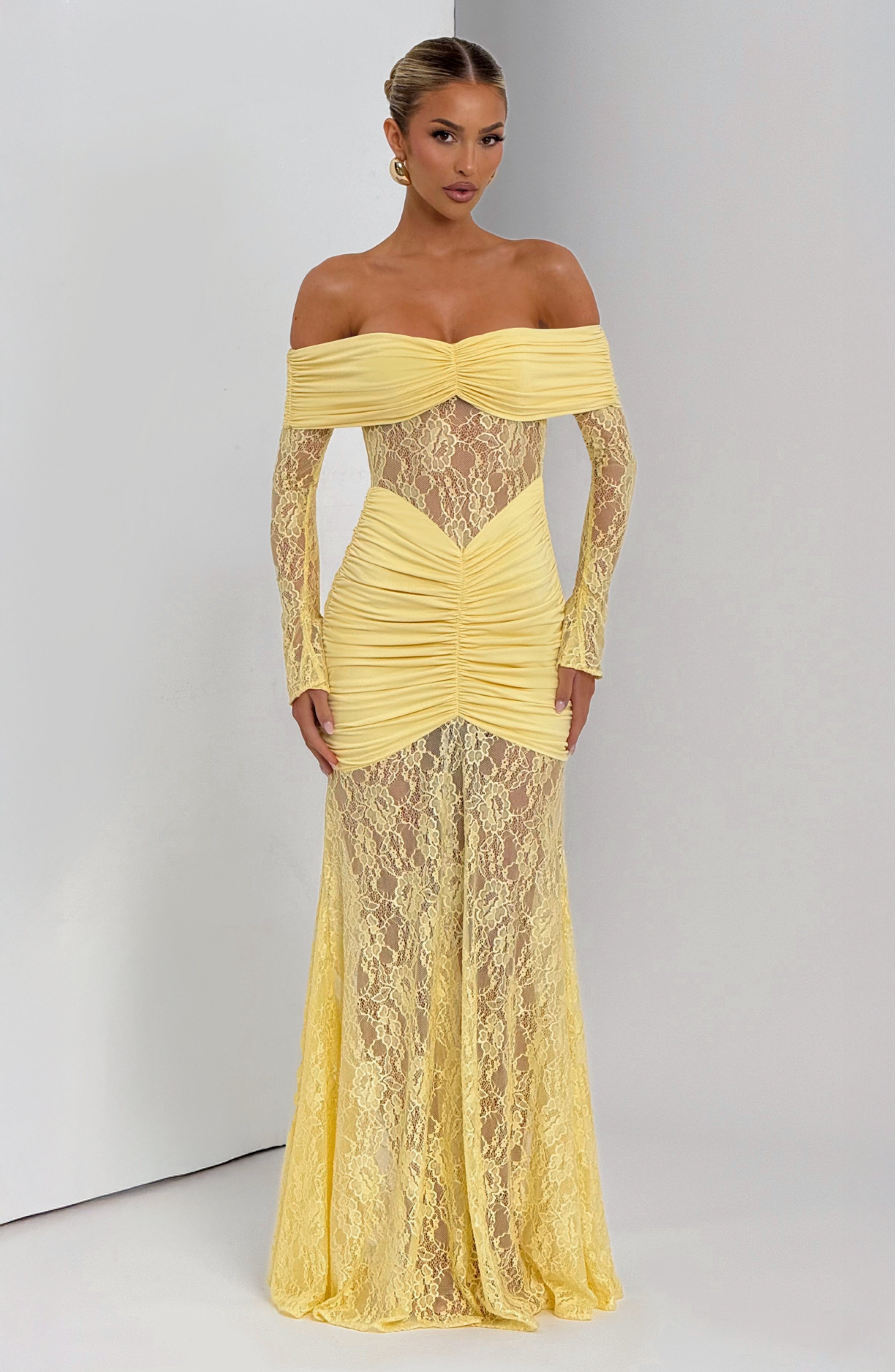 Maxi Vestido Sauline - Limón