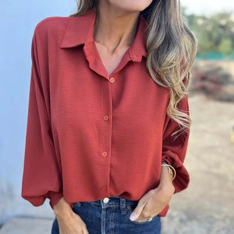 Elysa™ – Blusa con botones Ivory Mood