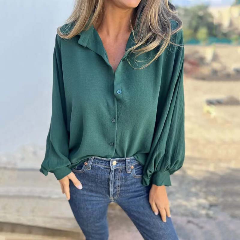 Elysa™ – Blusa con botones Ivory Mood