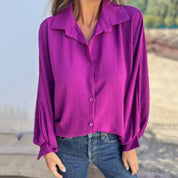 Elysa™ – Blusa con botones Ivory Mood