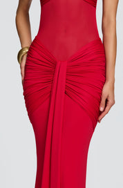 Vixen Maxi Dress - Red